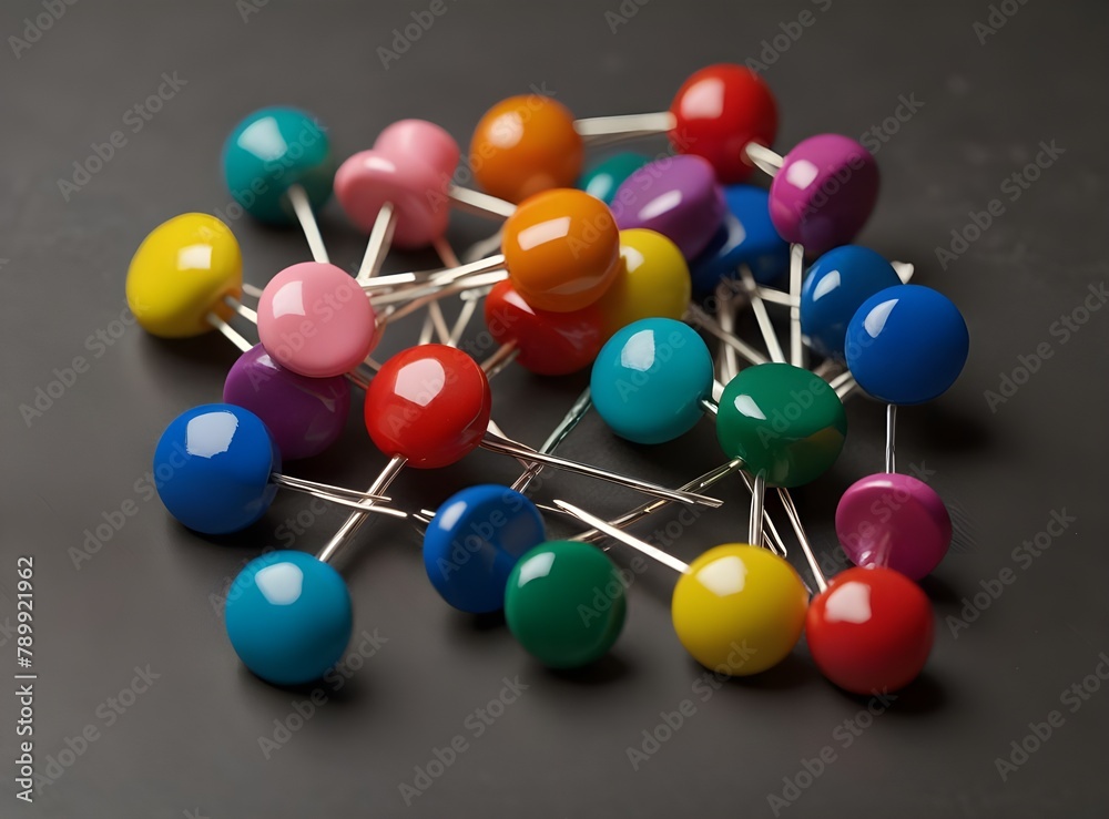 Coloured needles
Coloured needles