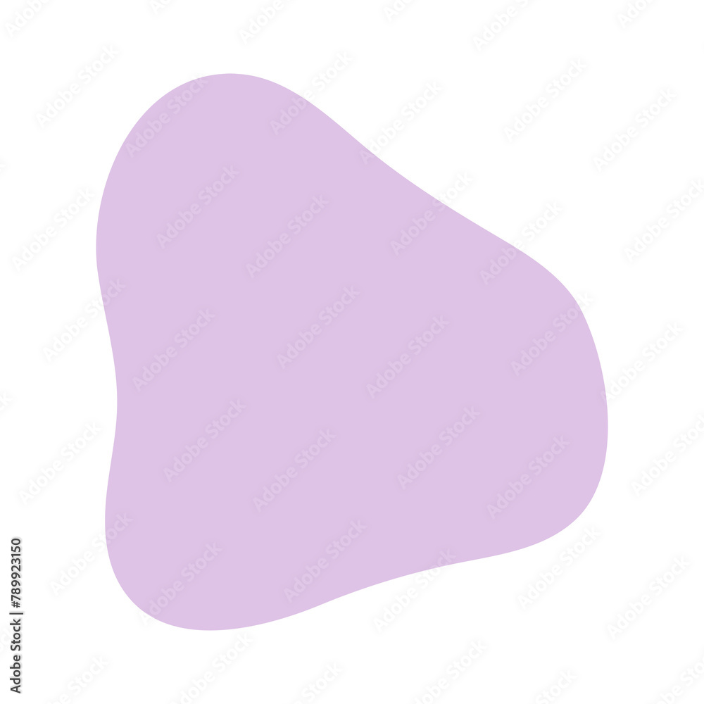 Purple png sticker irregular abstract shape Purple png sticker irregular abstract shape