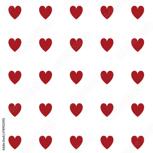 Happy Valentine's Day heart pattern design seamless pattern design red hearts pattern
