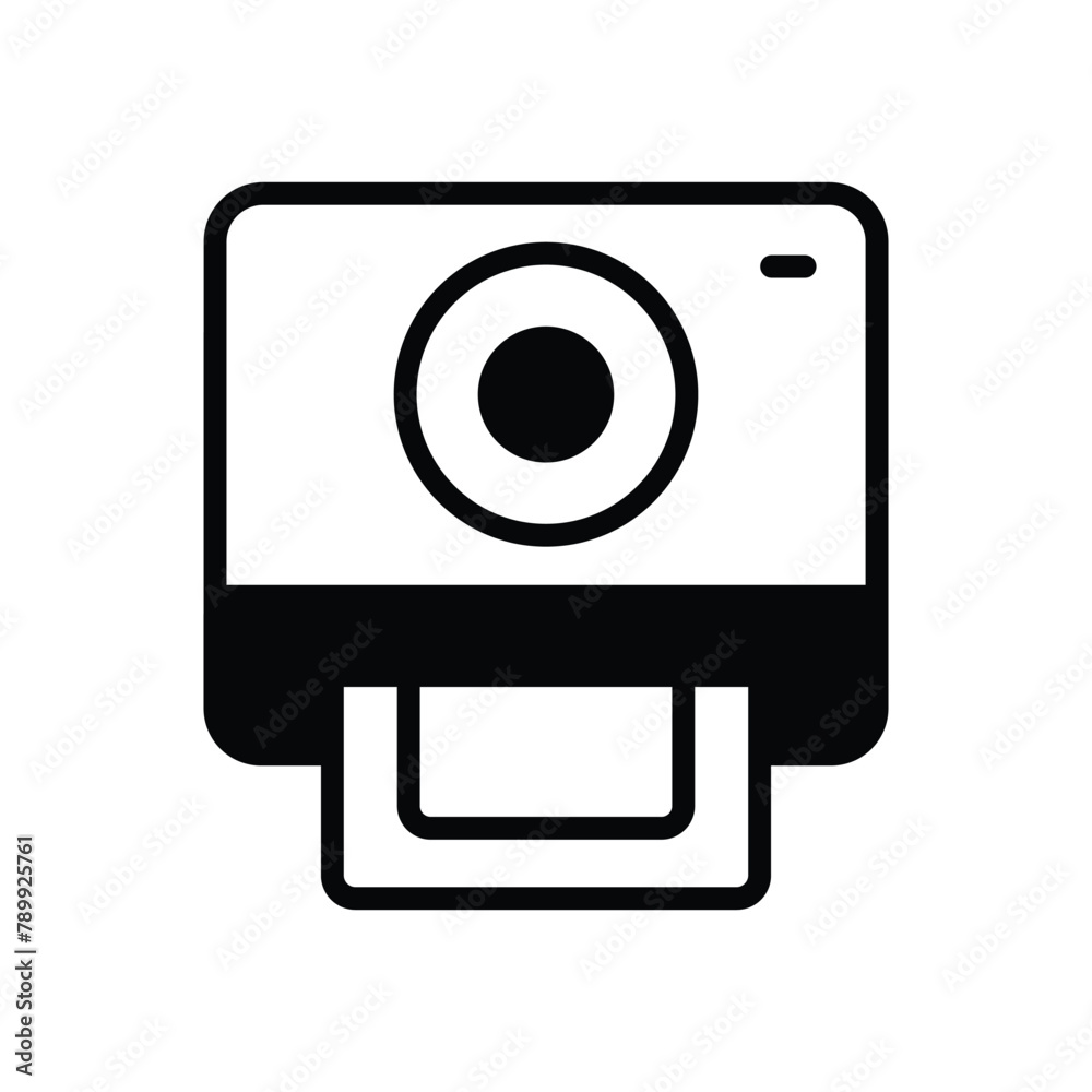 Fototapeta premium Camera vector icon