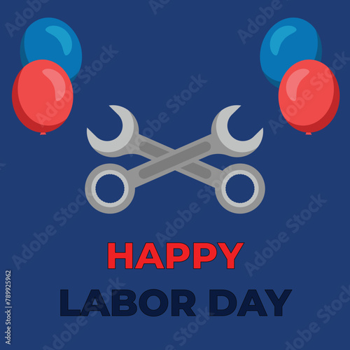 happy labour day vector design