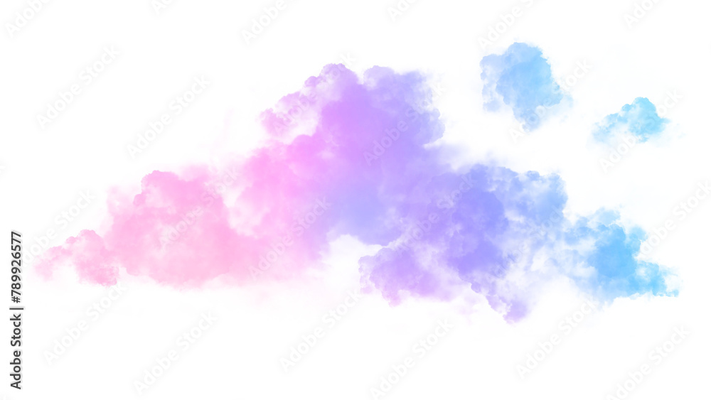 Png colorful cloud design element
