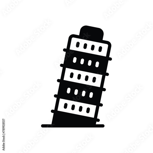 Pisa Tower vector icon