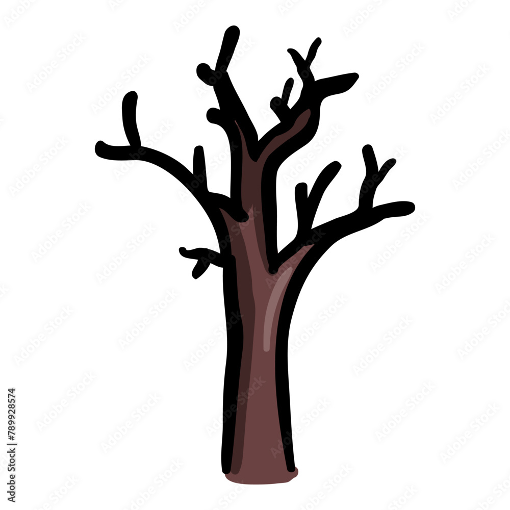 Bare Tree - Hand Drawn Doodle Icon Bare Tree - Hand Drawn Doodle Icon