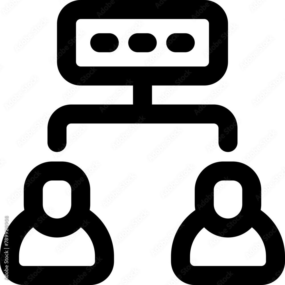 organization icon. vector line icon for your website, mobile, presentation, and logo design. organization icon. vector line icon for your website, mobile, presentation, and logo design.