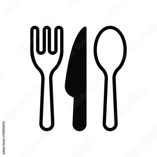 Cutlery vector icon