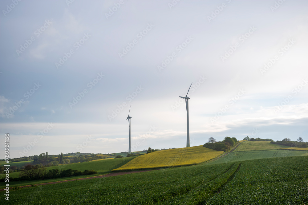 wind turbines in the countryside wind turbines in the countryside