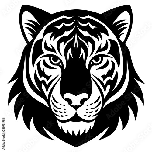 tiger head vector