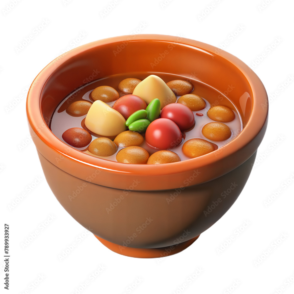 3d traditional mexican pozole stew with hominy and garnishes in a rustic bowl for food enthusiasts 3d traditional mexican pozole stew with hominy and garnishes in a rustic bowl for food enthusiasts