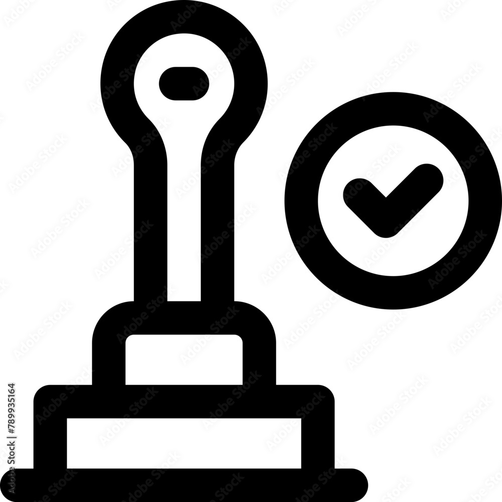 stamp icon. vector line icon for your website, mobile, presentation, and logo design. stamp icon. vector line icon for your website, mobile, presentation, and logo design.