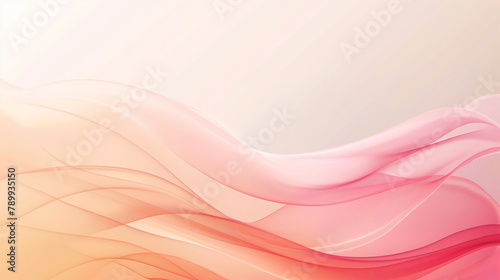 corporate background, copy space, movement and progress style, clean and clear, deep gradient Peach Color and Gummy Colors scheme