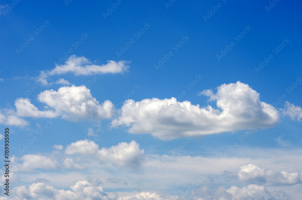 White clouds in blue sky White clouds in blue sky
