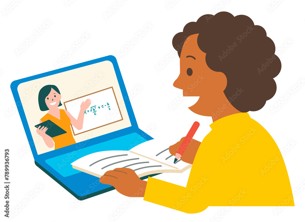 PNG online mathematics class flat graphic PNG online mathematics class flat graphic