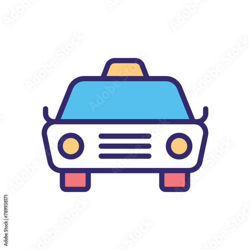 Taxi vector icon