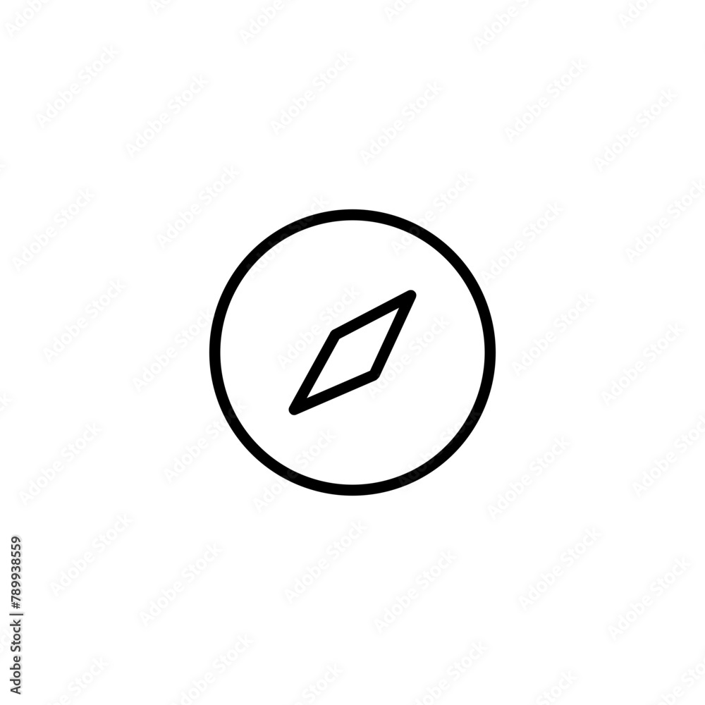 compass line icon compass line icon