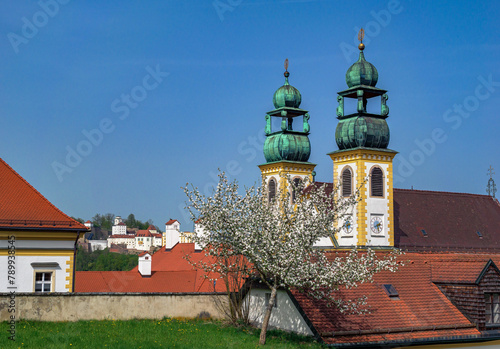 Wallfahrtskirche Mariahilf, Paulinerkloster, Dreiflüssestadt Passau, Niederbayern, Bayern, Deutschland photo