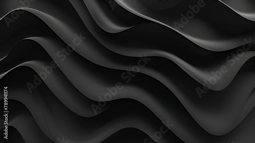 Dark Silver, Gray pattern with bent ribbons. Shining illustration, which consist of blurred lines, circles. A completely new marble design for your business ,background with beautiful fancy patterns  photo