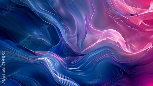 Vibrant liquid colors with a glowing neon aesthetic ,Luxury elegant background abstraction fabric,3d rendering, abstract texture of silk for fabric cloth background 