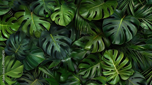 Wallpaper Mural Monstera Tapestry Intricate Leaf Design Torontodigital.ca