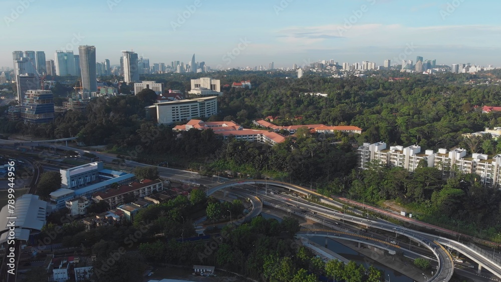 Aerial view from Drone Malaysia in early morning. Aerial view from Drone Malaysia in early morning.