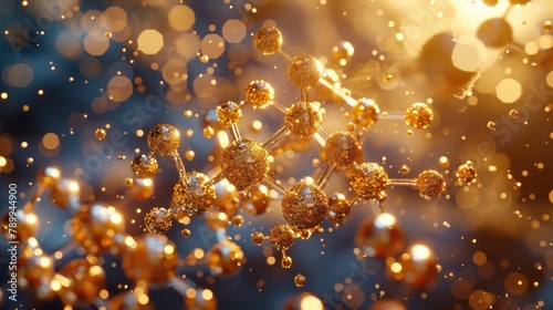 Glimmering Gold Extracting Nanomaterial Prototype Designed by Engineers