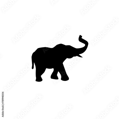 Elephant Icon Silhouette © Satria's