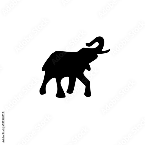 Elephant Icon Silhouette