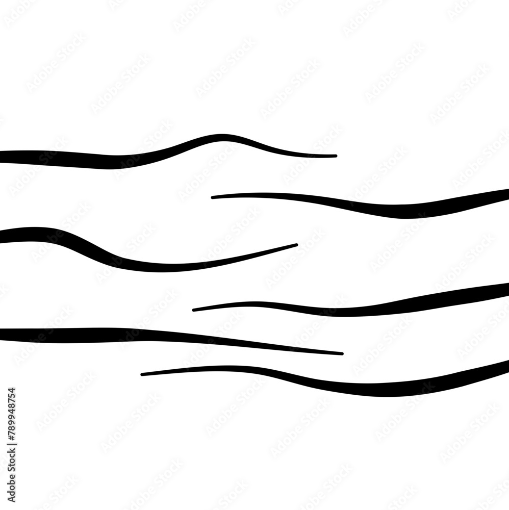 Hand drawn line illustration