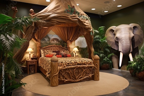 Wild Life Wonders: Exotic Safari Bedroom Ideas for a Jungle Dream Escape photo