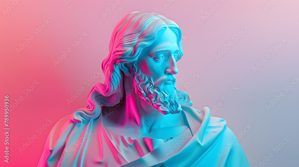 Jesus Christ in art form with the help of AI to expand the concept. Jesus Christ in art form with the help of AI to expand the concept.