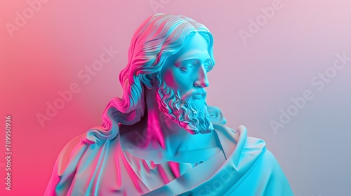 Jesus Christ in art form with the help of AI to expand the concept.