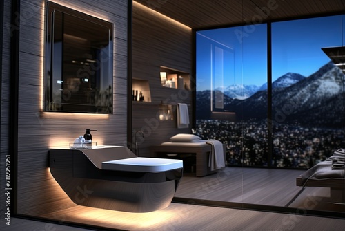 Ultra Luxury High-Tech Bathroom Designs: Intelligent Toilets and Personalized Settings © Michael