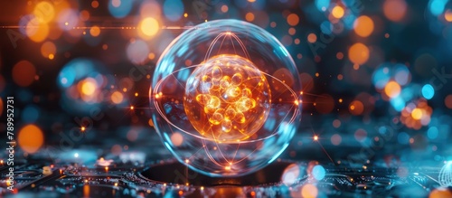 Visualizing Electron and Periodic Trends in Futuristic Macro photo