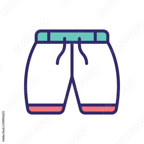 Swim Shorts vector icon