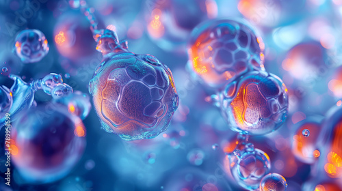 embryonic stem cells, cellular therapy. photo
