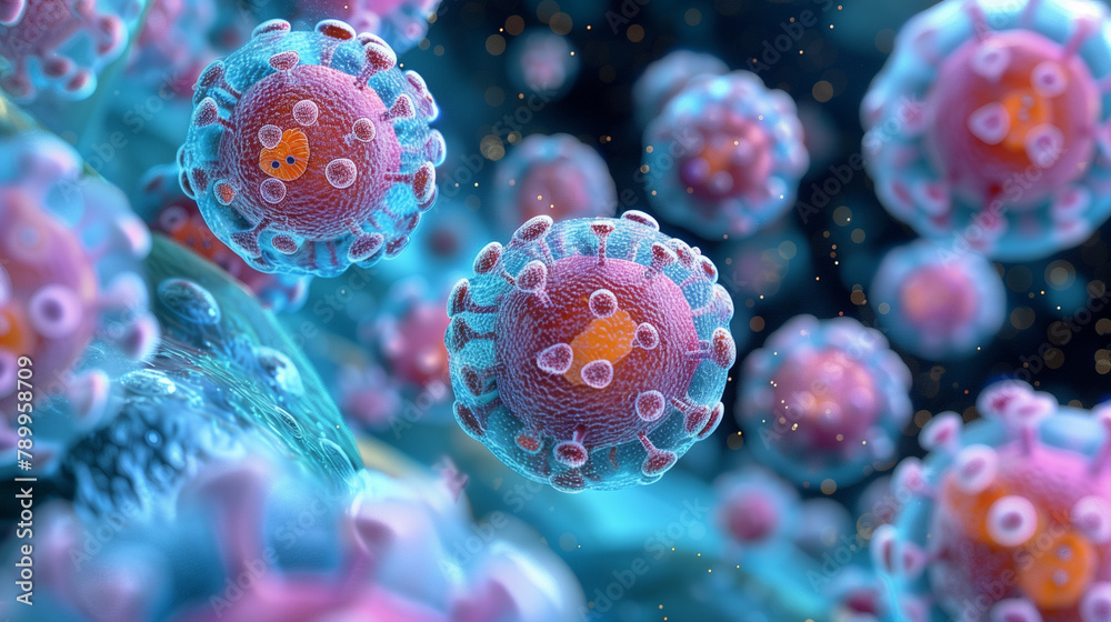 Cell abstract concept. Microorganisms under microscope. Cell abstract concept. Microorganisms under microscope.