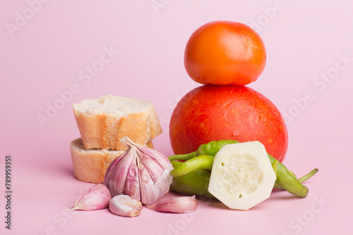 ingredients for your Andalusian gaspacho