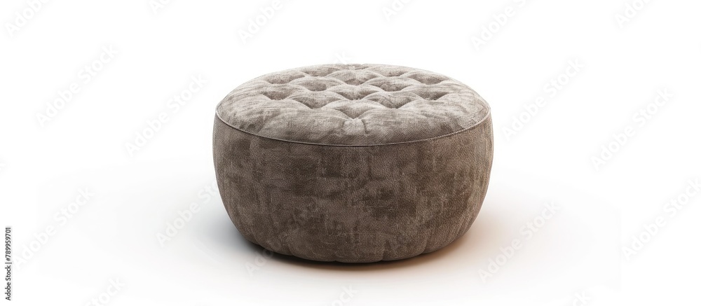 Naklejka premium A stool featuring a buttoned top