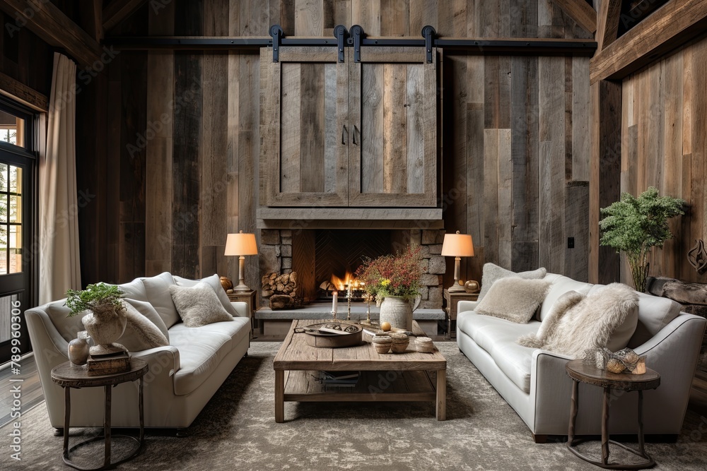 Barn Doors and Cozy Corners: Rustic Barn Conversion Living Room Ideas