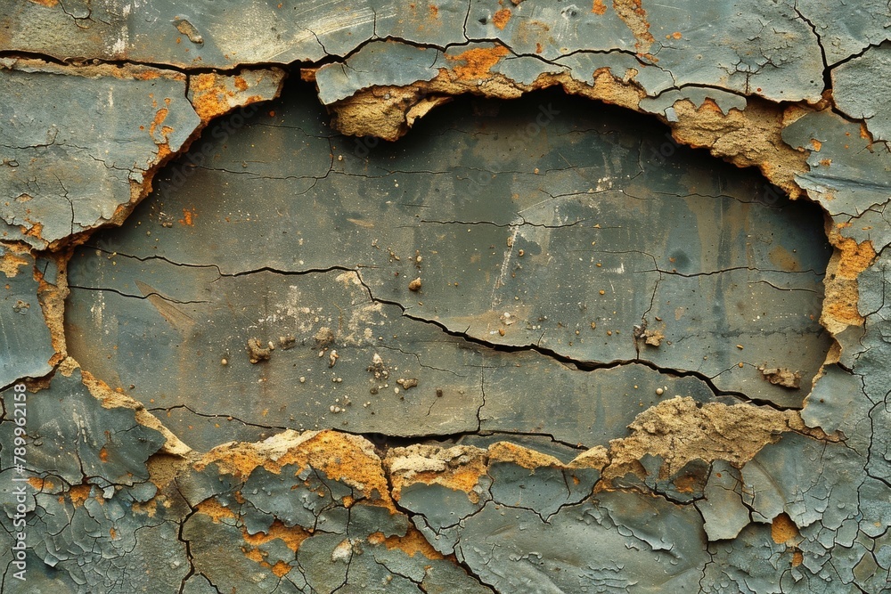 Close Up of Peeling Paint on Wall Close Up of Peeling Paint on Wall