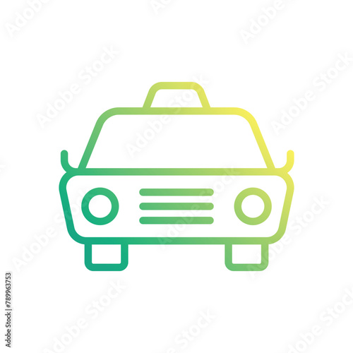 Taxi vector icon