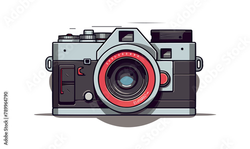 photocamera vector flat minimalistic isolated illustratio