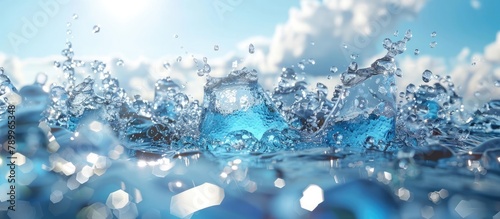 Refreshing Splash of Cool in Dynamic Turquoise Blender