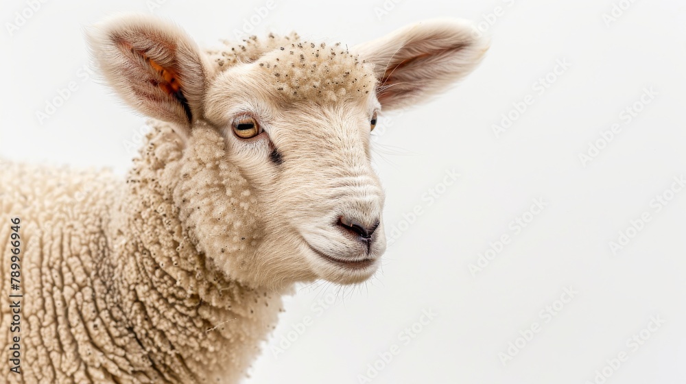 close up of a sheep