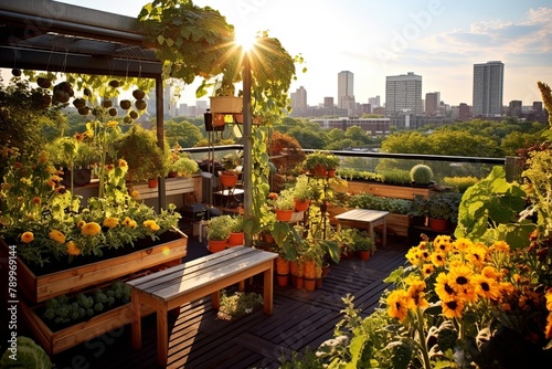 Pollinator-Friendly Plants and Beekeeping in Urban Rooftop Agriculture: Innovative Rooftop Garden Ideas with Flowers