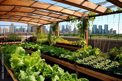 Rooftop Vegetable Garden Ideas: Shade Structures for Sun Protection in Urban Spaces