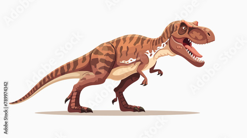 Tyrannosaurus rex or t-rex dino character. Extinct