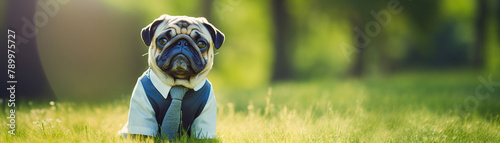 tylish cat dressed in a suit and glasses, playing golf, focused stance on a green lawn, whimsical pet sports concept photo
