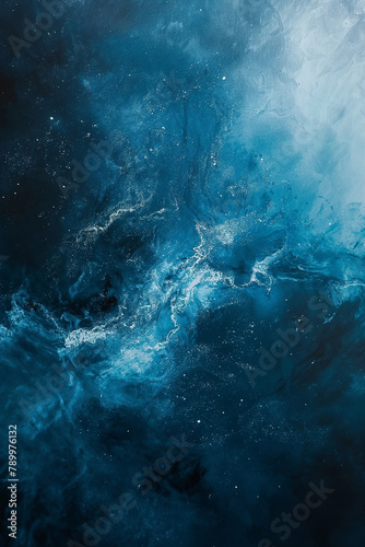 Blue Galaxy background