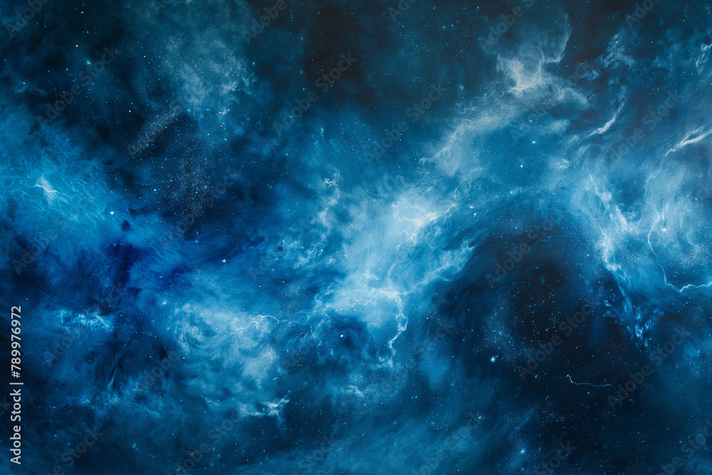 Blue Galaxy background